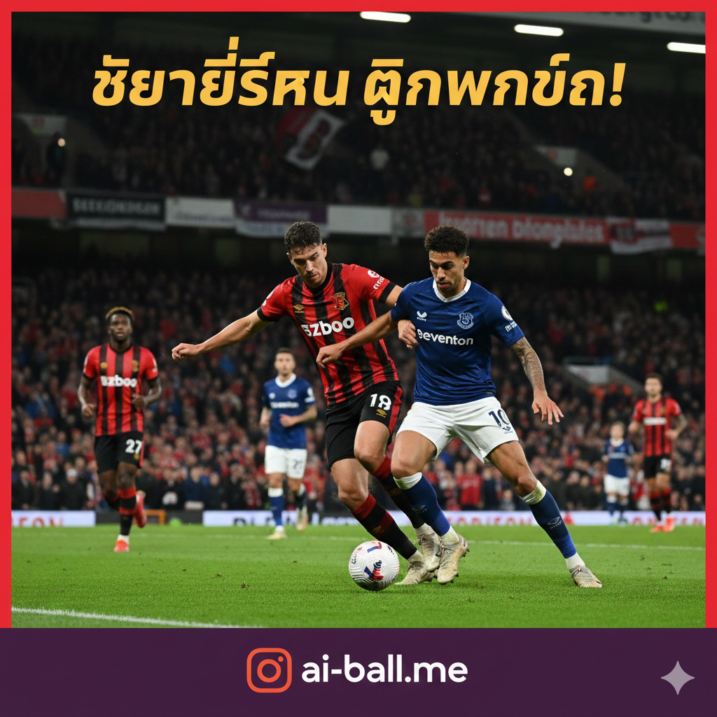 Foto close-up yang menangkap momen intensitas tinggi antara seorang penyerang dan pemain bertahan yang sedang berduel memperebutkan bola di area kotak penalti. Ekspresi wajah para pemain menunjukkan tekad yang kuat dan fokus penuh, dengan butiran keringat dan rumput yang beterbangan menambah kesan aksi nyata. Latar belakang tribun penonton dibuat sedikit kabur (bokeh) untuk menonjolkan aksi di lapangan, sangat cocok untuk menggambarkan ketegangan prediksi skor pertandingan-pertandingan sengit seperti Liverpool vs Sunderland atau Man Utd vs West Ham.